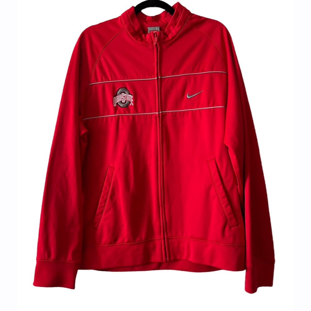Nike OSU Ohio State University Buckeyes Full Zip Sweatshirt
